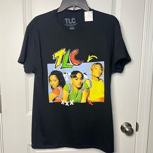 NWT Black TLC "No Scrubs" graphic T-shirt Sz Medium